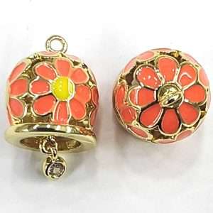 Campanelle Capri smaltate con Zircone 1 pezzo