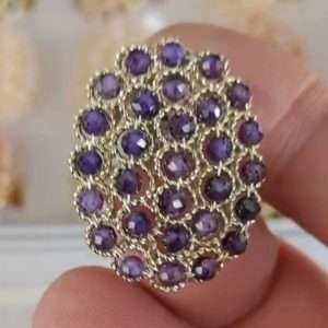 Anello Gioia realizzato a mano con pietre dure