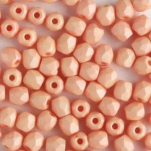 Mezzi Cristalli Saturated Peach 29563AL 6 mm 25 pezzi