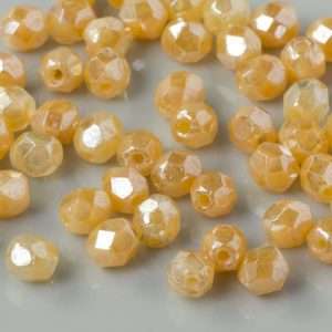 Mezzi Cristalli Luster Crystal Beige L16000 6mm 25 pezzi