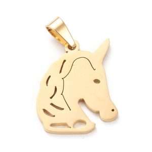 Pendente acciaio Cavallo 1 pezzo