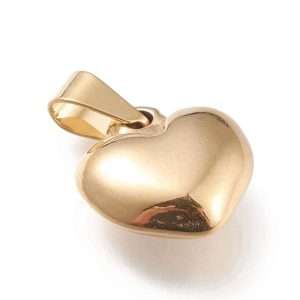 Pendente acciaio Cuore 1 pezzo