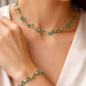 Collana e bracciale Positano
