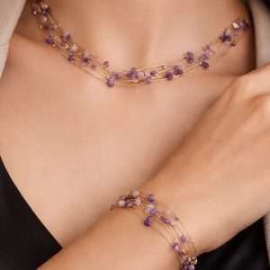 Collana e bracciale Positano