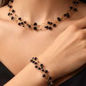 Collana e bracciale Positano