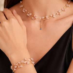 Collana e bracciale Positano