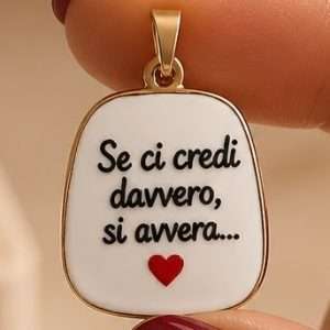 Pendente in acciaio