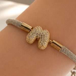 Bracciale con lettera
