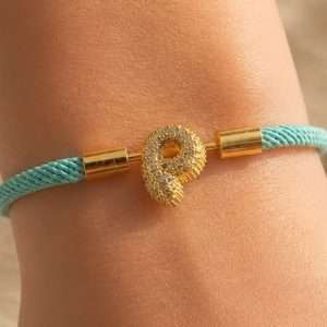 Bracciale con lettera