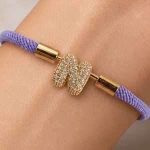Bracciale con lettera