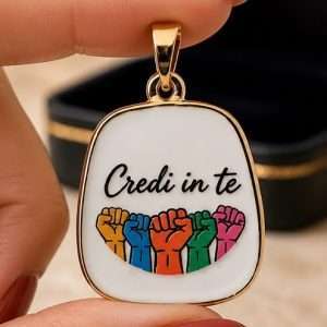 Pendente in acciaio