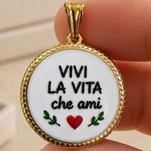 Pendente in acciaio