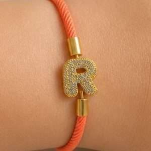 Bracciale con lettera