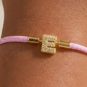 Bracciale con lettera