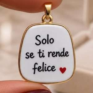 Pendente in acciaio