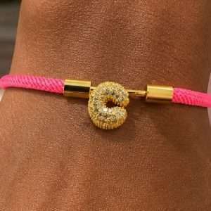 Bracciale con lettera