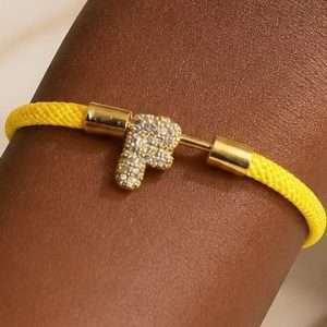 Bracciale con lettera
