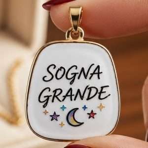 Pendente in acciaio