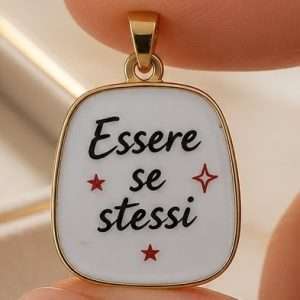 Pendente in acciaio