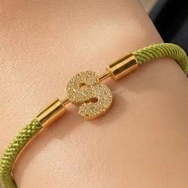 Bracciale con lettera