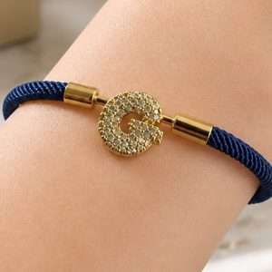 Bracciale con lettera
